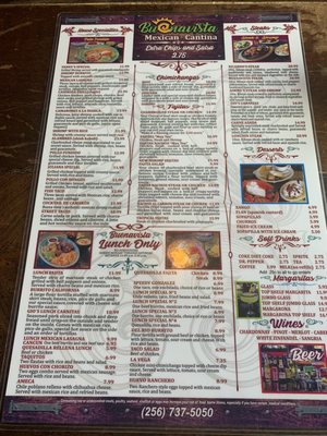 Menu photo 4 Buenavista Mexican Cantina Cullman Cullman, AL Menu photo 4 Buenavista Mexican Cantina Cullman Cullman, AL