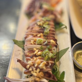 Oc House - Squid with amazing lemon chili sauce. - Vietnamese Near Me - Portland, Oregon Oc House - Squid with amazing lemon chili sauce. - Vietnamese Near Me - Portland, Oregon
