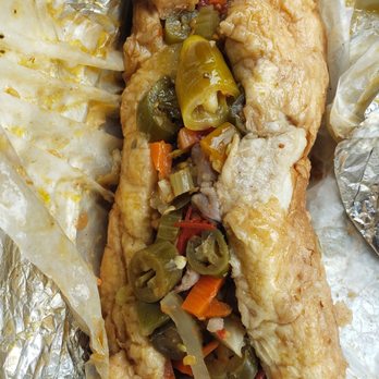 Morty's - Completely dunked, spicy beef - Hot Dogs Near Me - Kansas City, Kansas