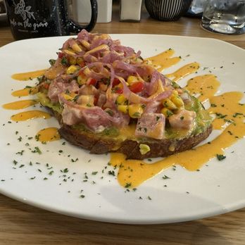 Cafe On The Grove - Tuna avocado toast - Breakfast & Brunch Near Me - Rolling Meadows, Illinois Cafe On The Grove - Tuna avocado toast - Breakfast & Brunch Near Me - Rolling Meadows, Illinois