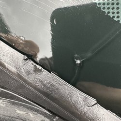 Spencer Auto Glass - Always check the black area of the windshield when you hear something hit your windshield