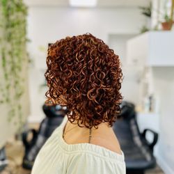 Tulsa Hair Design - Pop of color throughout to really enhance the overall color