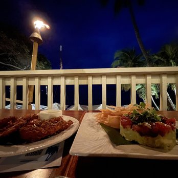 Kimo's Maui - Coconut Shrimp Ahi Poke & Avocado Stack* - Seafood Near Me - Lahaina, Hawaii Kimo's Maui - Coconut Shrimp Ahi Poke & Avocado Stack* - Seafood Near Me - Lahaina, Hawaii