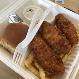 Chicken fingers and fries Chicken fingers and fries