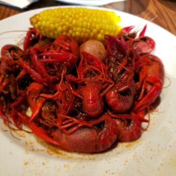 Fish City Grill - 1 lbs into flavored boiled crawfish. Comes with one potato and one corn cob. - Seafood Near Me - Flower Mound, Texas Fish City Grill - 1 lbs into flavored boiled crawfish. Comes with one potato and one corn cob. - Seafood Near Me - Flower Mound, Texas