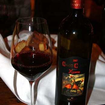 Trattoria Amici - Chianti Classico red wine - Italian Near Me - Glendale, California