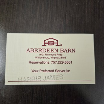 Aberdeen Barn - Seafood Near Me - Williamsburg, Virginia Aberdeen Barn - Seafood Near Me - Williamsburg, Virginia