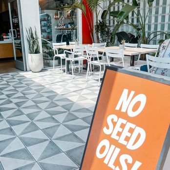 Vibe Organic Kitchen - Patio: commitment to pure ingredients and delicious foods - Juice Bars & Smoothies Near Me - Costa Mesa, California