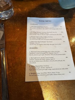Menu photo 7 Salt Wharf Camden, ME
