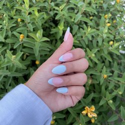 Rose Nails and Spa - Acrylic full set with almond shape