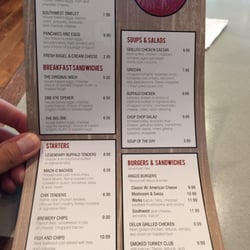 Capital City Grill and Brew Pub - Pretty limited menu.