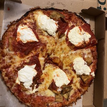 Twin's Pizza - Small pizza with eggplant and ricotta - Pizza Near Me - North Providence, Rhode Island Twin's Pizza - Small pizza with eggplant and ricotta - Pizza Near Me - North Providence, Rhode Island