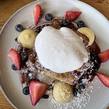 Lazy Dough - Coconut Croissant French Toast - Breakfast & Brunch Near Me - Long Beach, California Lazy Dough - Coconut Croissant French Toast - Breakfast & Brunch Near Me - Long Beach, California