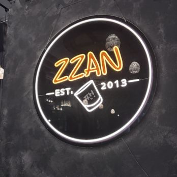 ZZAN - I was seated next to their cute logo sign - Korean Near Me - San Francisco, California ZZAN - I was seated next to their cute logo sign - Korean Near Me - San Francisco, California