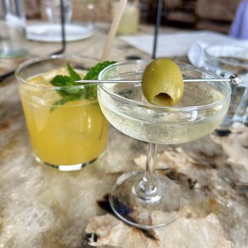 Great White - Passion fruit and dirty martini - Breakfast & Brunch Near Me - Los Angeles, California Great White - Passion fruit and dirty martini - Breakfast & Brunch Near Me - Los Angeles, California