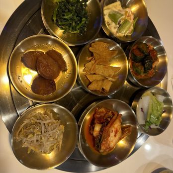 Korea Garden - Banchan but the server brought three more different ones later which are not on this photo - Korean Near Me - Honolulu, Hawaii