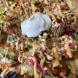 Casero Kitchen Table - Sneaky wing nachos