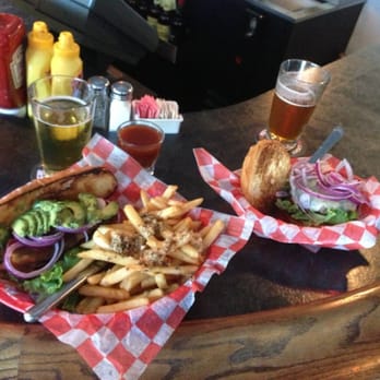 Bones Roadhouse - BLT with garlic fries and a cheeseburger. So good! - American Near Me - Placerville, California
