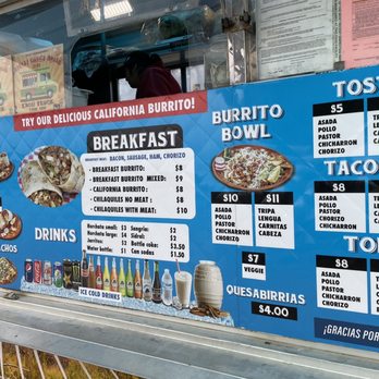 Penas Taqueria - Menu 12/2022 - Food Trucks Near Me - Lodi, California Penas Taqueria - Menu 12/2022 - Food Trucks Near Me - Lodi, California