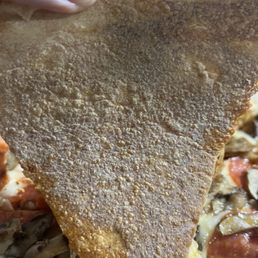 Back of a slice of Squisito Back of a slice of Squisito