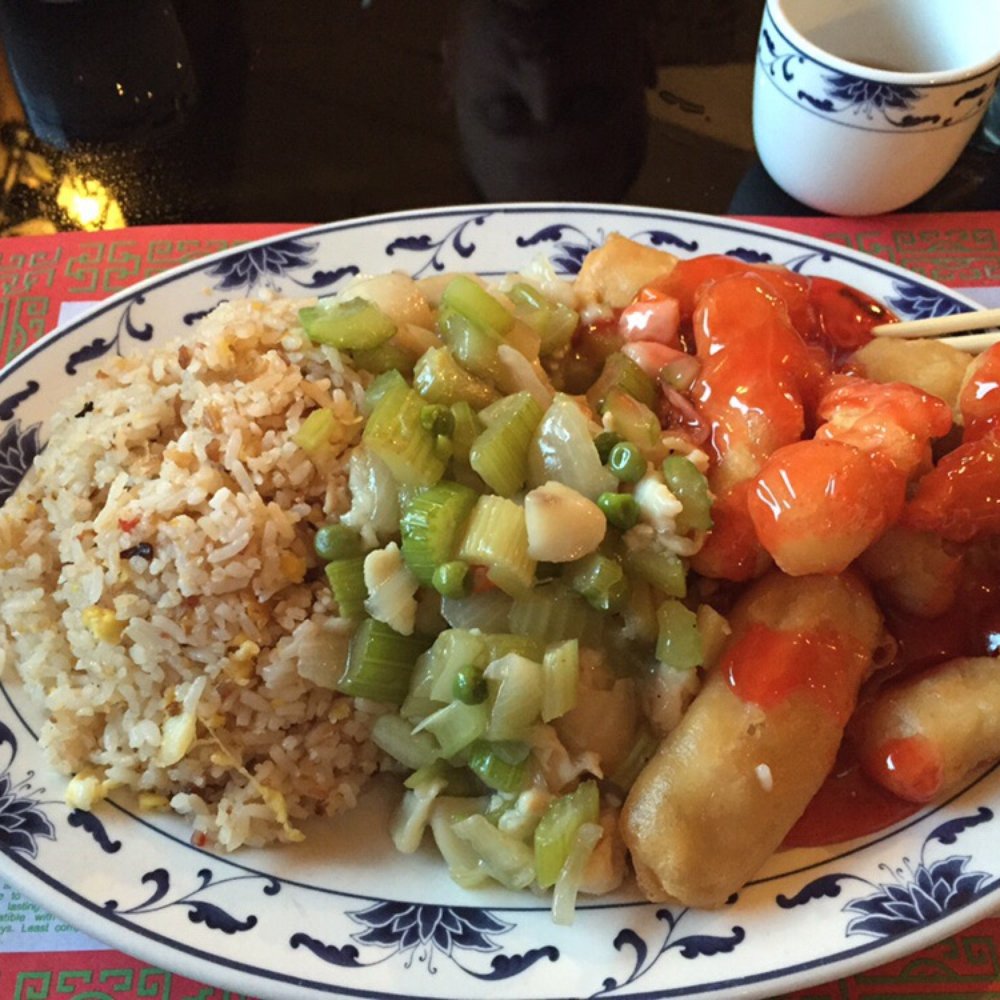Lucky Star - 3 item dinner special $8. You will take 2/3 of it home. Large portions. - Chinese Near Me - North Bend, Oregon Lucky Star - 3 item dinner special $8. You will take 2/3 of it home. Large portions. - Chinese Near Me - North Bend, Oregon