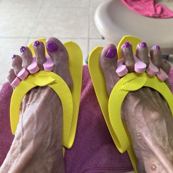 Glamorous Nails - My feet are so relaxed Thank you so much Holly and Kevin - Nail Salons Near Me - Tulsa, Oklahoma