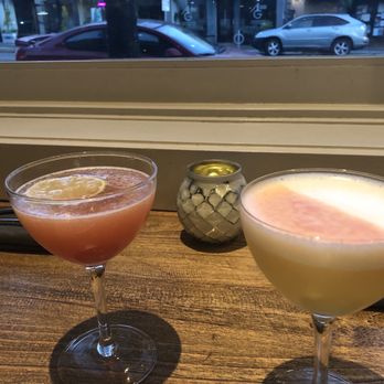 Donato & Co - Anna's Bliss cocktail and a gin sour ( it had a fancy Italian name that I forgot) - Italian Near Me - Berkeley, California Donato & Co - Anna's Bliss cocktail and a gin sour ( it had a fancy Italian name that I forgot) - Italian Near Me - Berkeley, California
