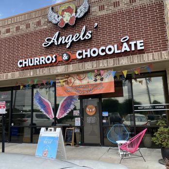 Angels Churros N Chocolate - Front of restaurant - Desserts Near Me - Cypress, Texas Angels Churros N Chocolate - Front of restaurant - Desserts Near Me - Cypress, Texas