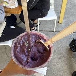 Big Sur blue smoothie, no ginger add protein Big Sur blue smoothie, no ginger add protein