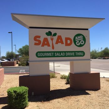 Salad and Go - Signage - Salad Near Me - Phoenix, Arizona Salad and Go - Signage - Salad Near Me - Phoenix, Arizona