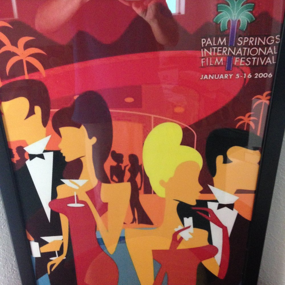 Destination PSP - Our framed PS International Film Festival poster. - Gift Shops Near Me - Palm Springs, California