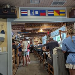 The Irish Goodbye Pinthouse - Looking from the back dining area to the front and to the bar.