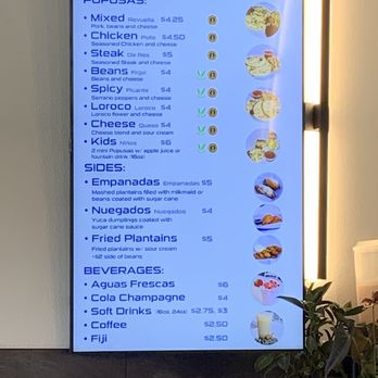 FiveO3 Pupusas - Menu at FiveO3 in Cathedral City - Salvadoran Near Me - Cathedral City, California
