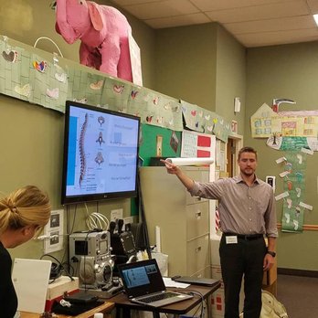 Mainspring Chiropractic - Dr John talking about spine health at West Bergen Mental Health - Chiropractors Near Me - Upper Saddle River, New Jersey