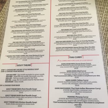 Chatthai Bistro - Menu - Thai Near Me - Pahrump, Nevada