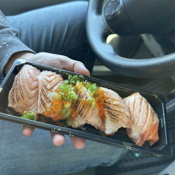 Ebiko - Salmon Aburi - Japanese Near Me - Oakland, California Ebiko - Salmon Aburi - Japanese Near Me - Oakland, California