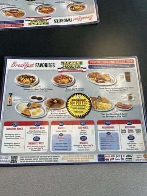 Menu photo 5 Waffle House North Myrtle Beach, SC
