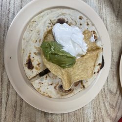 L & S Mexican Restaurant - Beef quesadillas
