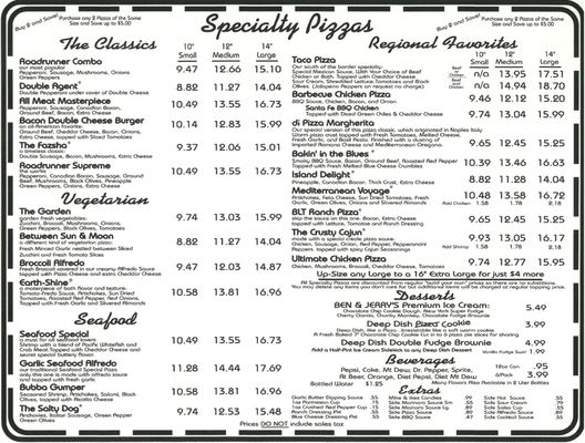 Roadrunner Pizza & Pasta by null