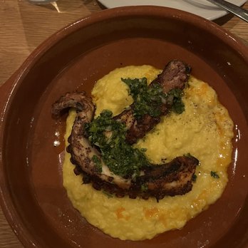 Bulla Gastrobar - Grilled Octopus with corn purée - Spanish Near Me - Plano, Texas