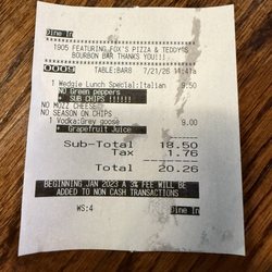 Teddy's Bourbon Bar