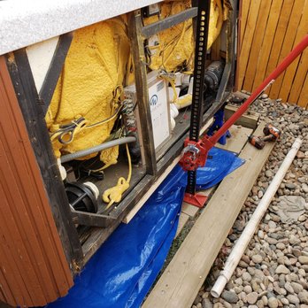 Dr. Spa - Dr. Spa digging deep in to repairing that leak! - Pool & Hot Tub Service Near Me
