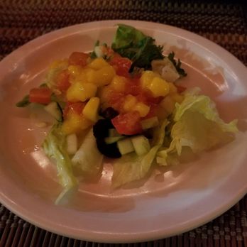 Bamboo Fire Cafe - Mango salad, delicious - Caribbean Near Me - Delray Beach, Florida
