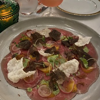 Acquafarina - Wagyu beef carpaccio - Italian Near Me - Vancouver, British Columbia