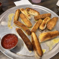 Martha Jo's - Bread sticks and marinara sauce