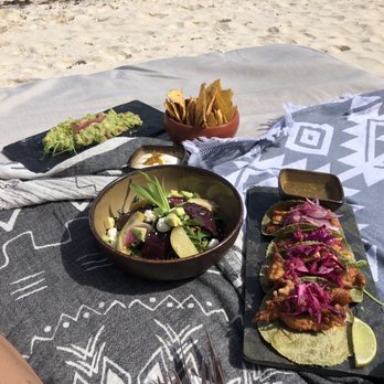 Delek - Beet Salad, guacamole, tacos - Hotels Near Me - Tulum, ROO