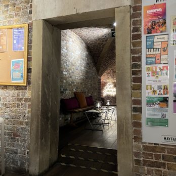 Mercato Mayfair - Entrance to the Cellar - Pop-Up Restaurants Near Me - London, XGL Mercato Mayfair - Entrance to the Cellar - Pop-Up Restaurants Near Me - London, XGL