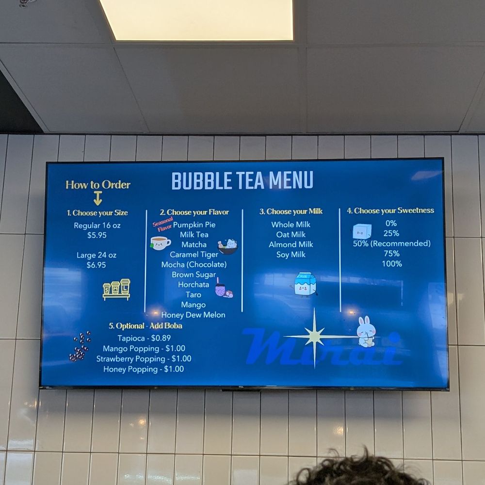 Mirai -Coffee Bubble Tea, & Stationery - Bubble Tea Near Me - Novi, Michigan Mirai -Coffee Bubble Tea, & Stationery - Bubble Tea Near Me - Novi, Michigan