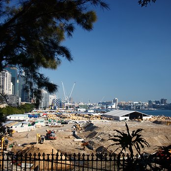 Hotel Palisade - Early Barangaroo Construction viewed from side of Hotel Palisade - Pubs Near Me - Millers Point, NSW Hotel Palisade - Early Barangaroo Construction viewed from side of Hotel Palisade - Pubs Near Me - Millers Point, NSW