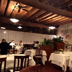 Ristorante Tre Camini - The inside of the restaurant (does not do it justice)